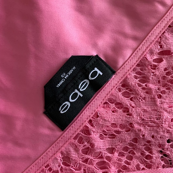 Bebe pink crochet top - Picture 4 of 4